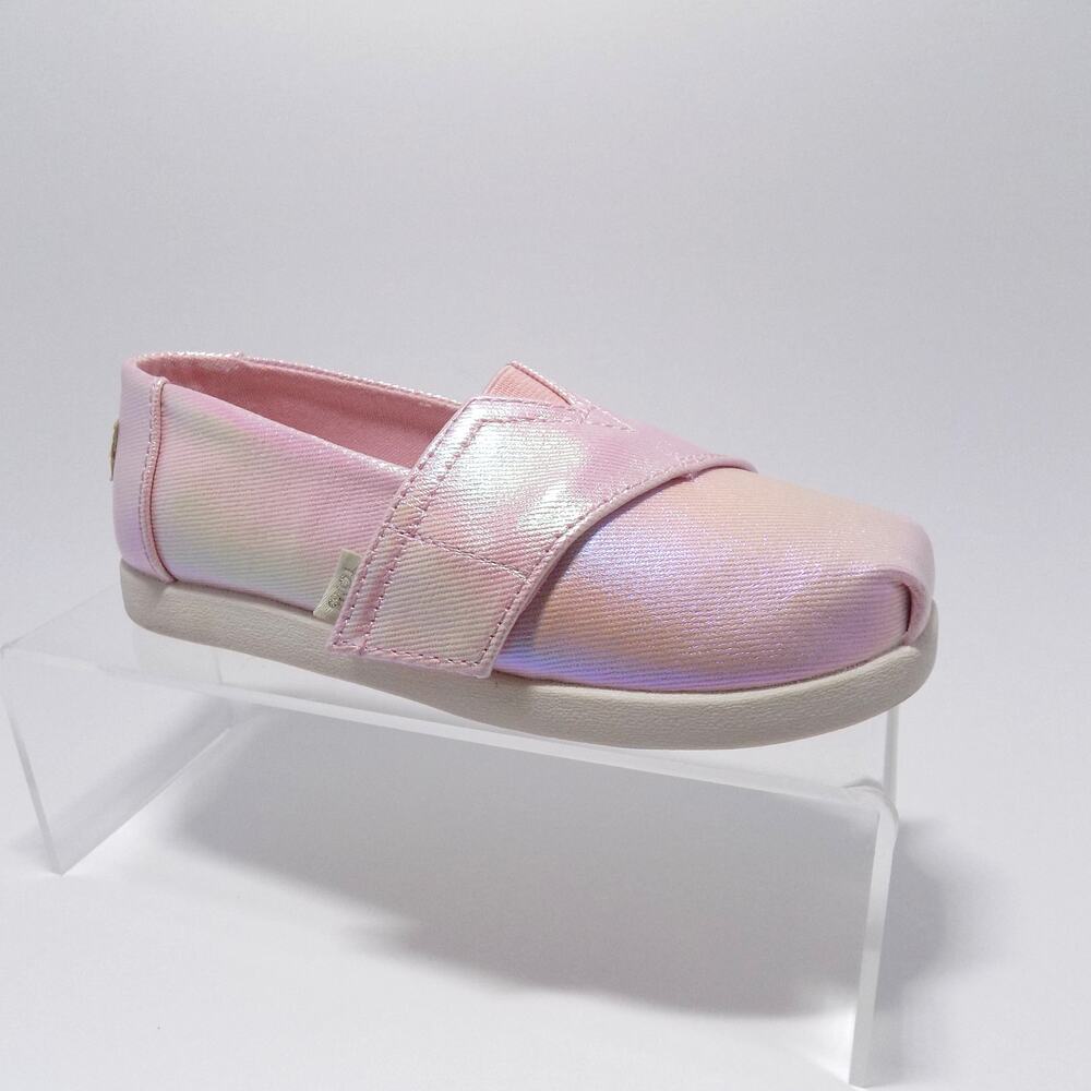 Alpargata Toms Classic Pink Quartz Girls Toddler Shoe- Size 11